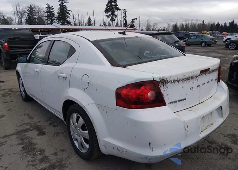 2014 Dodge Avenger Se from USA, damaged, VIN 1C3CDZAB7EN200703
